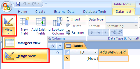 Design View